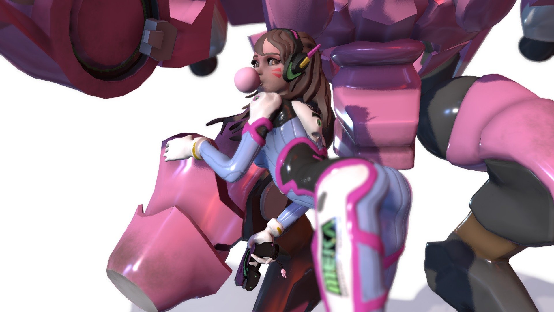 D.Va 3d model