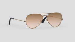 Classic Gradient Avitor Sunglasses