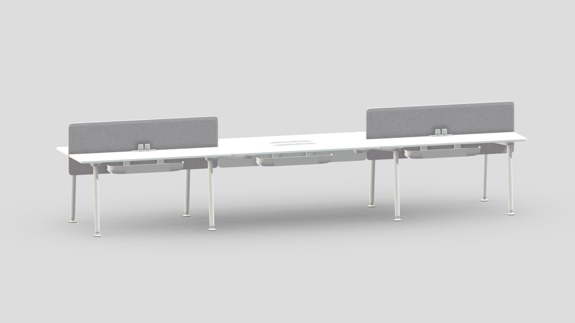 Herman Miller Desk Memo 3 3d model