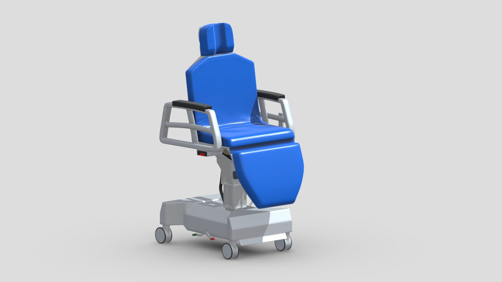 Medical Surgical Stretcher Chair PBR Realistic 3d model