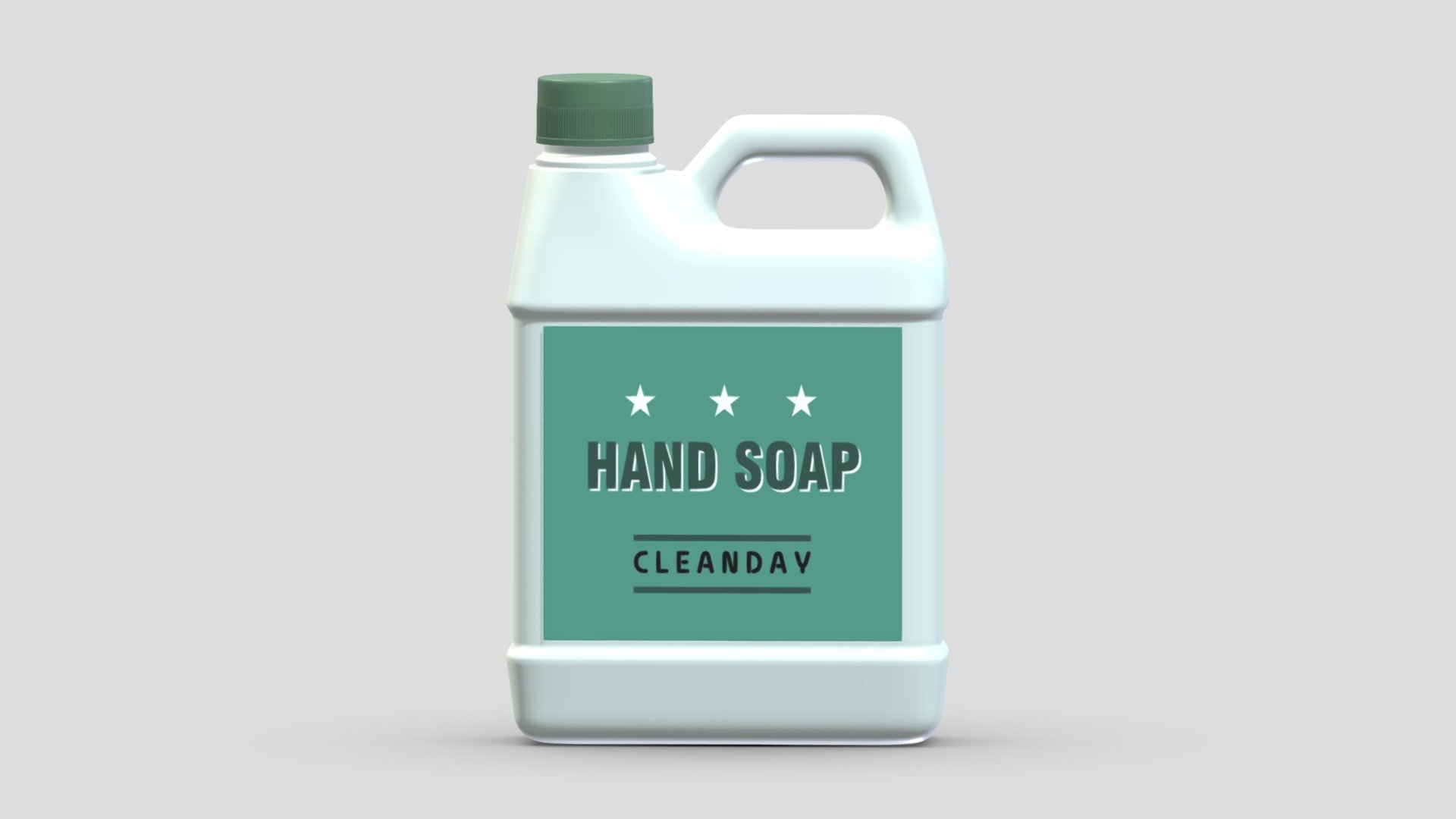 Hand Soap Can 3d model