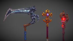 Stylized Fantasy Staves