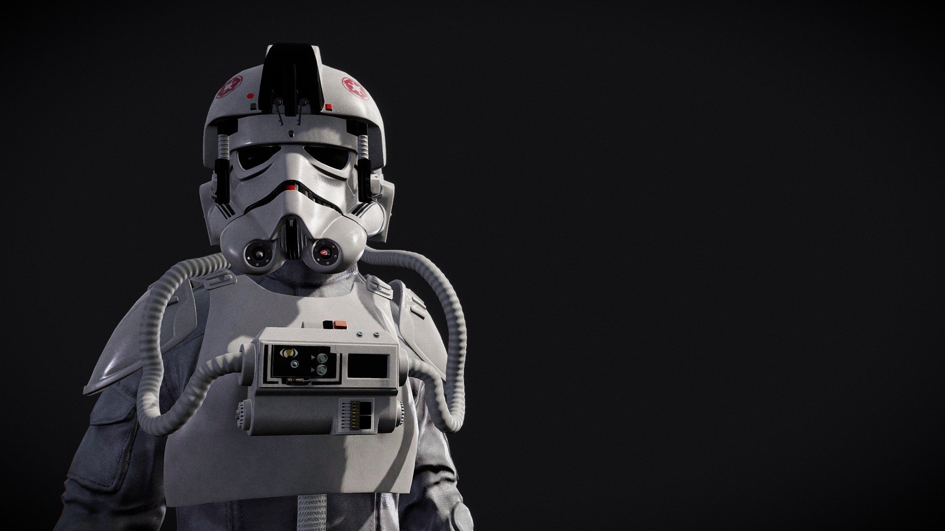 Imperial AT-AT driver 3d model