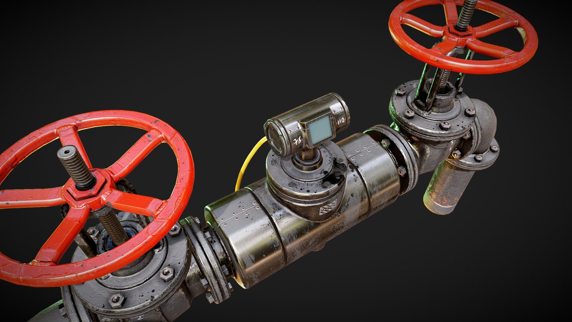 Pipeline 3d model