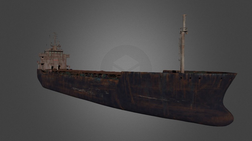 Oil tanker2 3d model