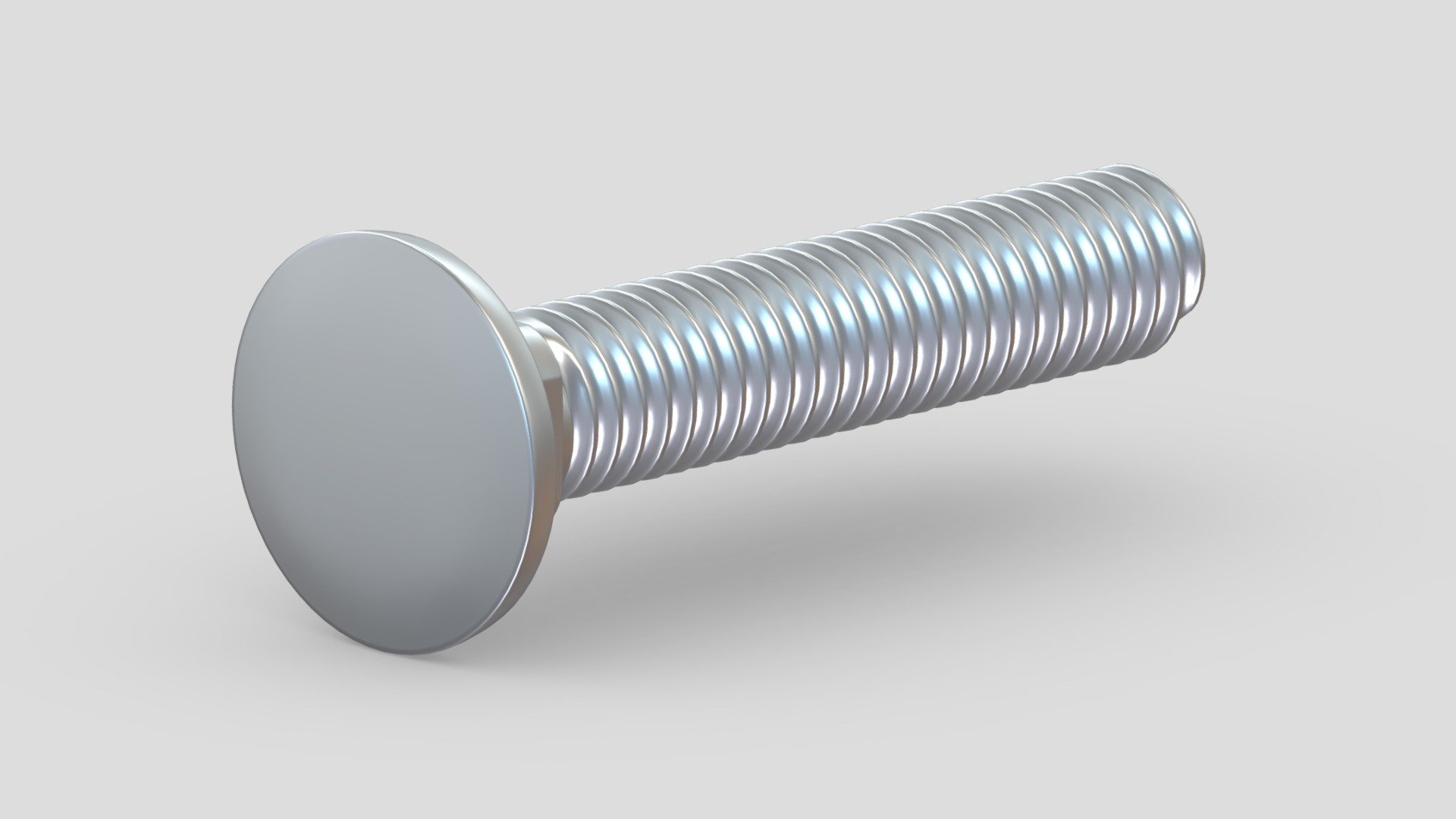 Carriage Bolt 3d model