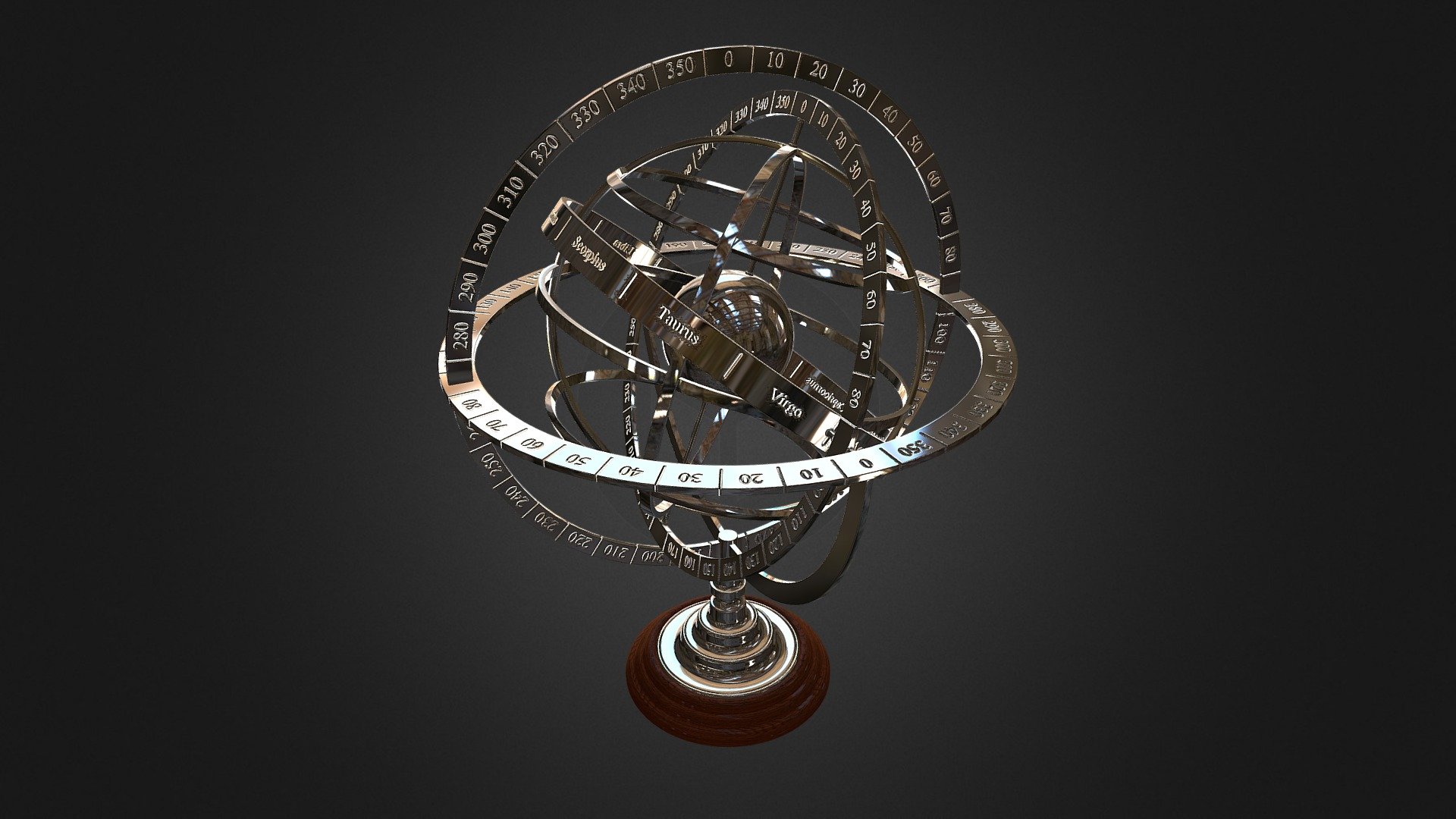 Armillary Sphere 3d model