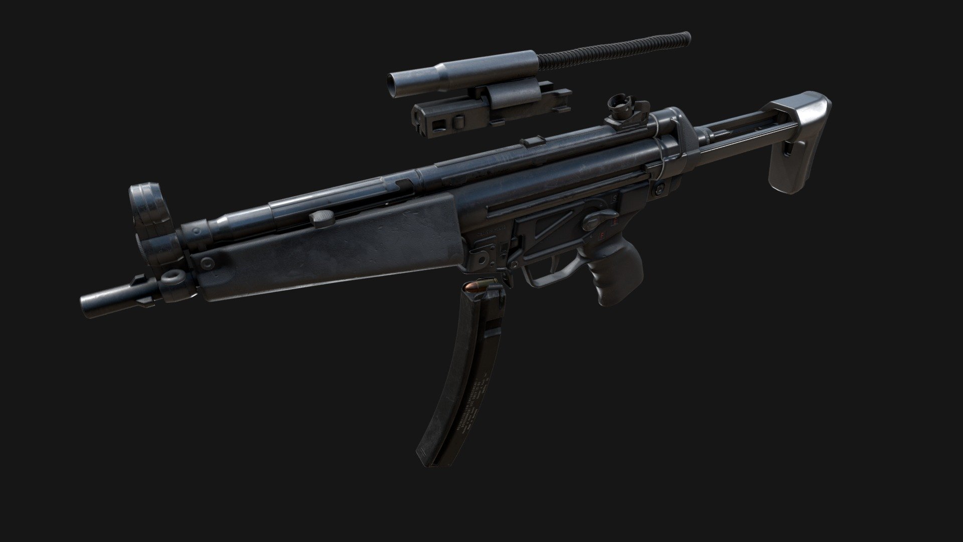 MP 5 3d model