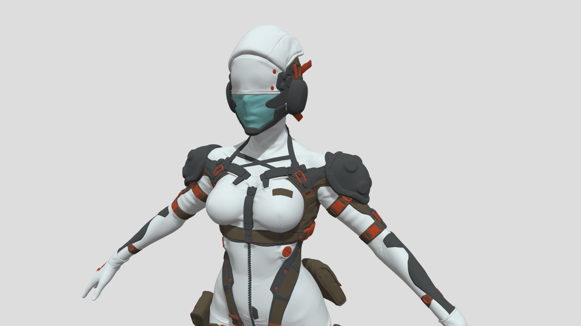 Valac_Tpose_Highpoly 3d model