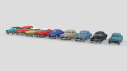 Low Poly Cars Collection 005