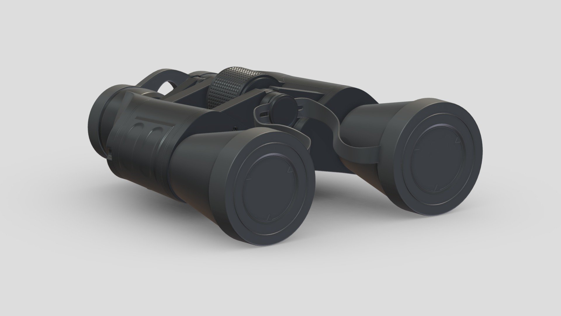 10x50mm Binocular 3d model