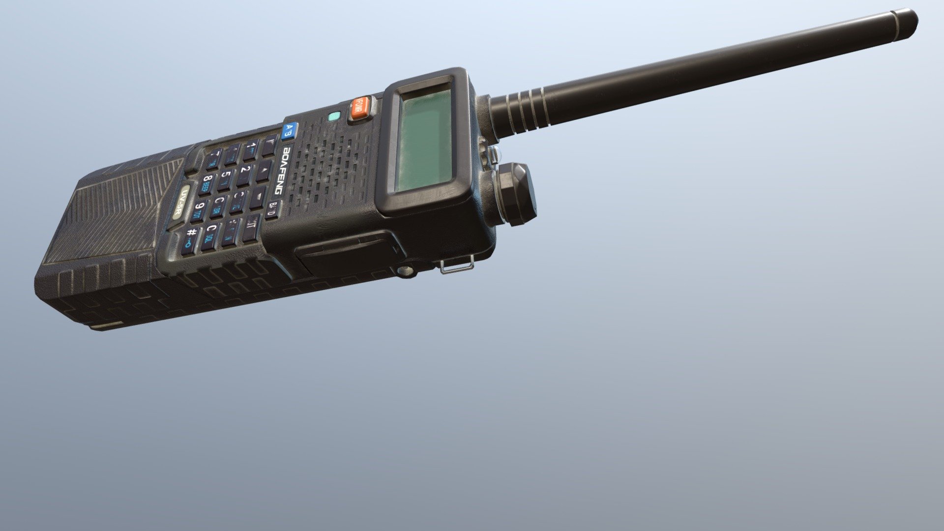 Baofeng Radio Walkie-talkie 3d model