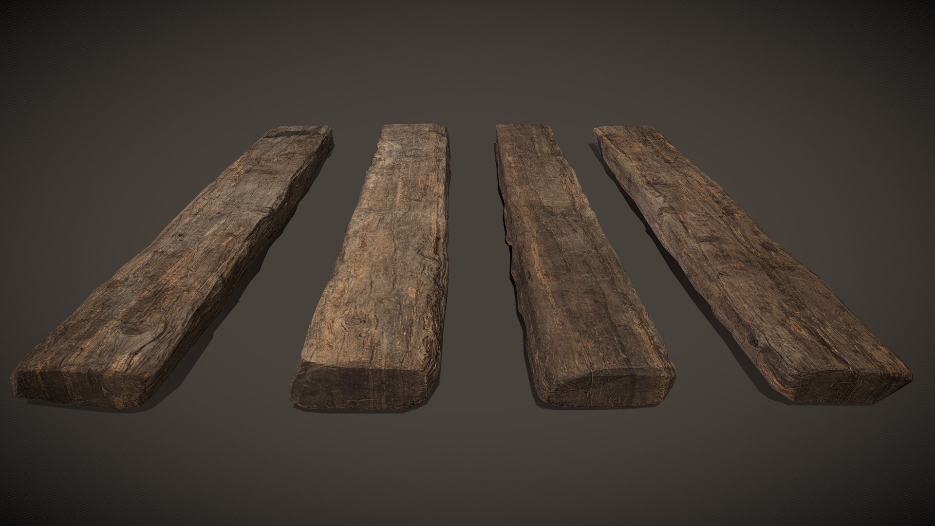 Old Railway Sleepers 3d model