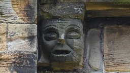 Grotesque corbel 01, Durham Cathedral