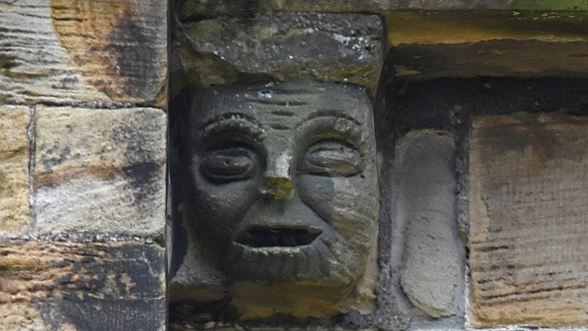 Grotesque corbel 01, Durham Cathedral 3d model