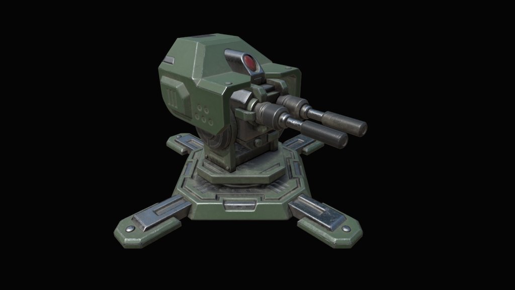 Turret 3d model