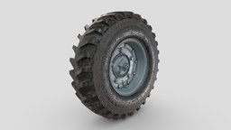 3d model-Schwimmwagen Wheel_Schwarzgrau.