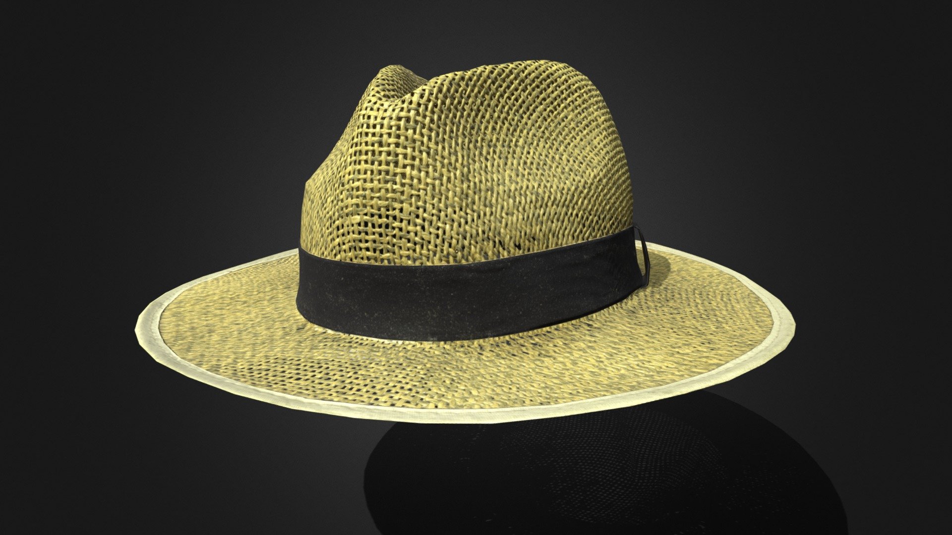 ROTANG HAT 3d model