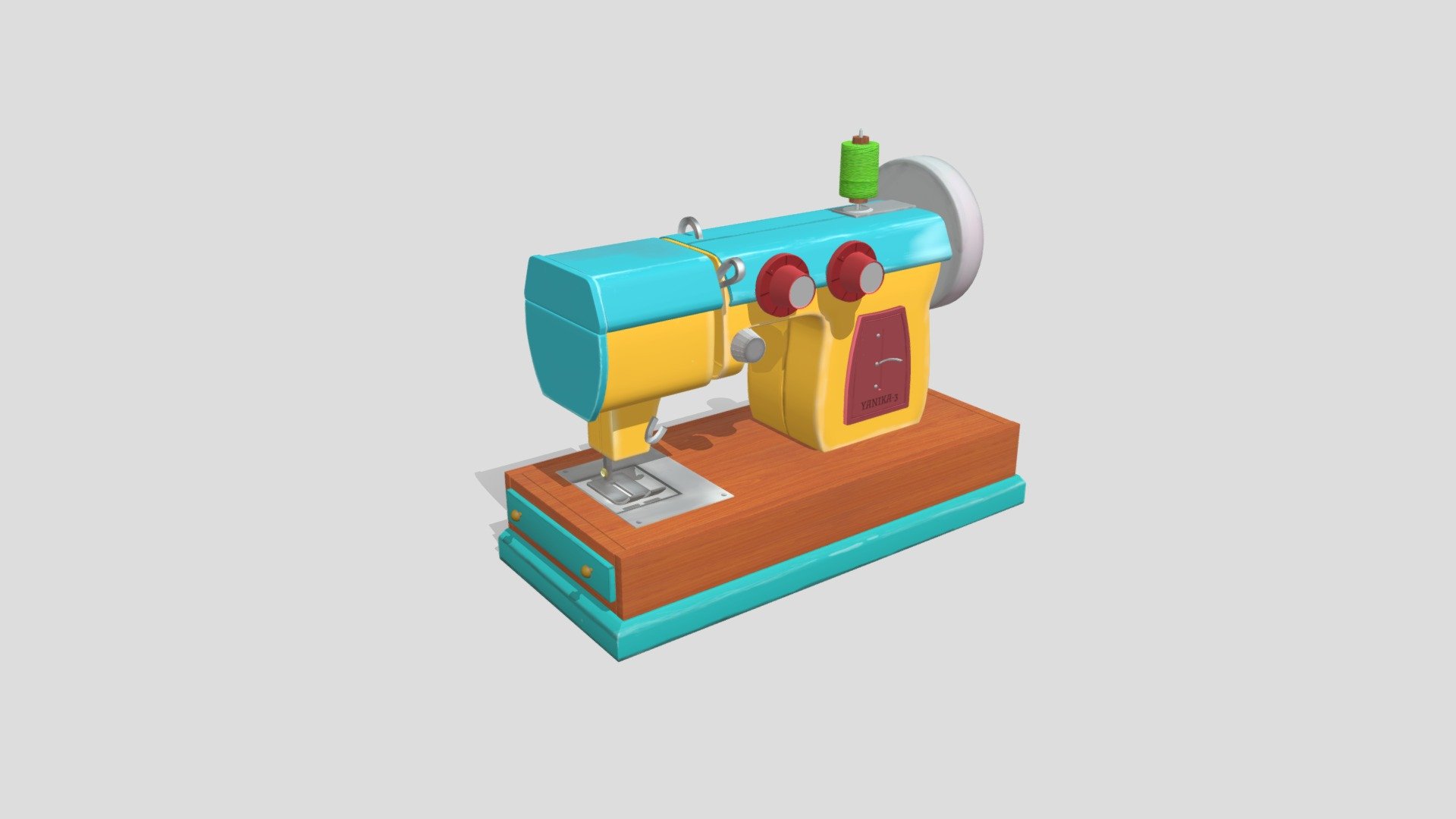 sewing machine 3d model