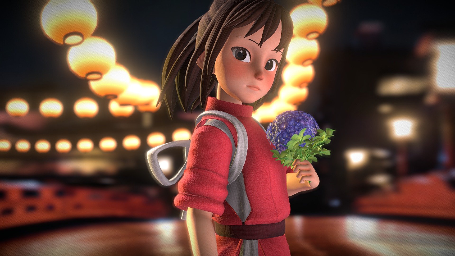 Spirited away-ChihiRo 3d model