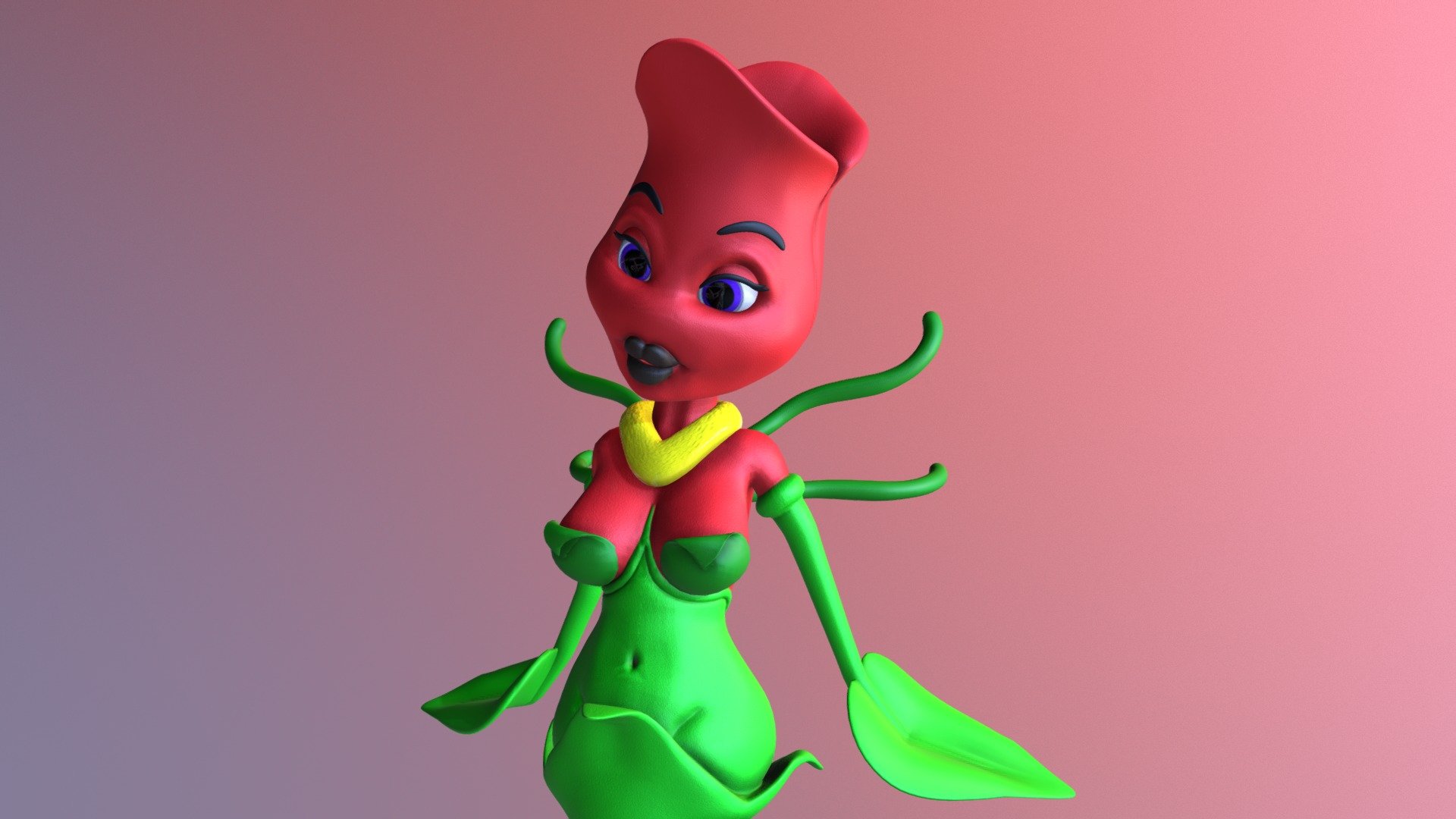 Rose 3d model