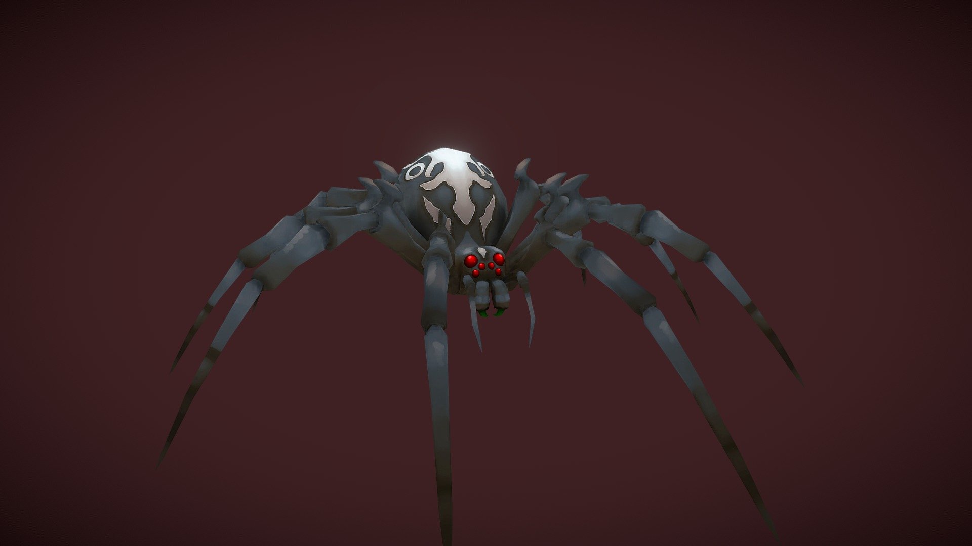 Stylized Spider 3d model