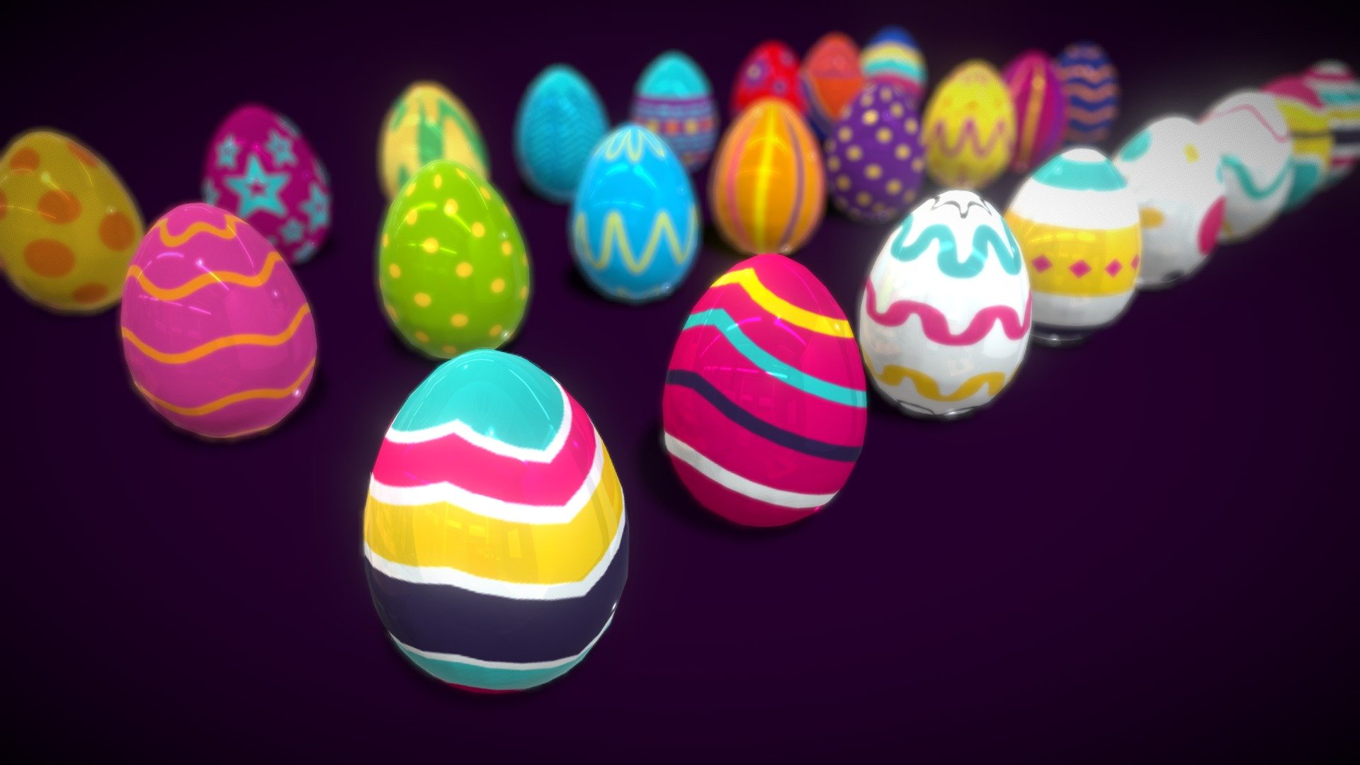 Colections Easter Eggs4 3d model