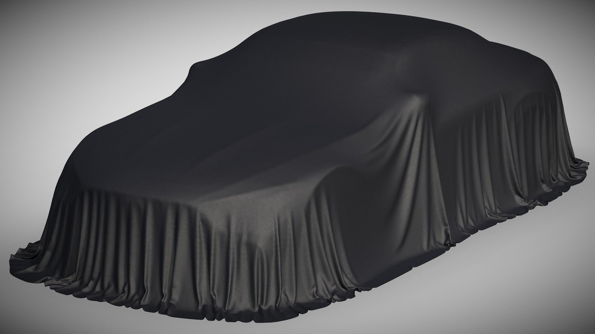 Car Cover coupe 3d model