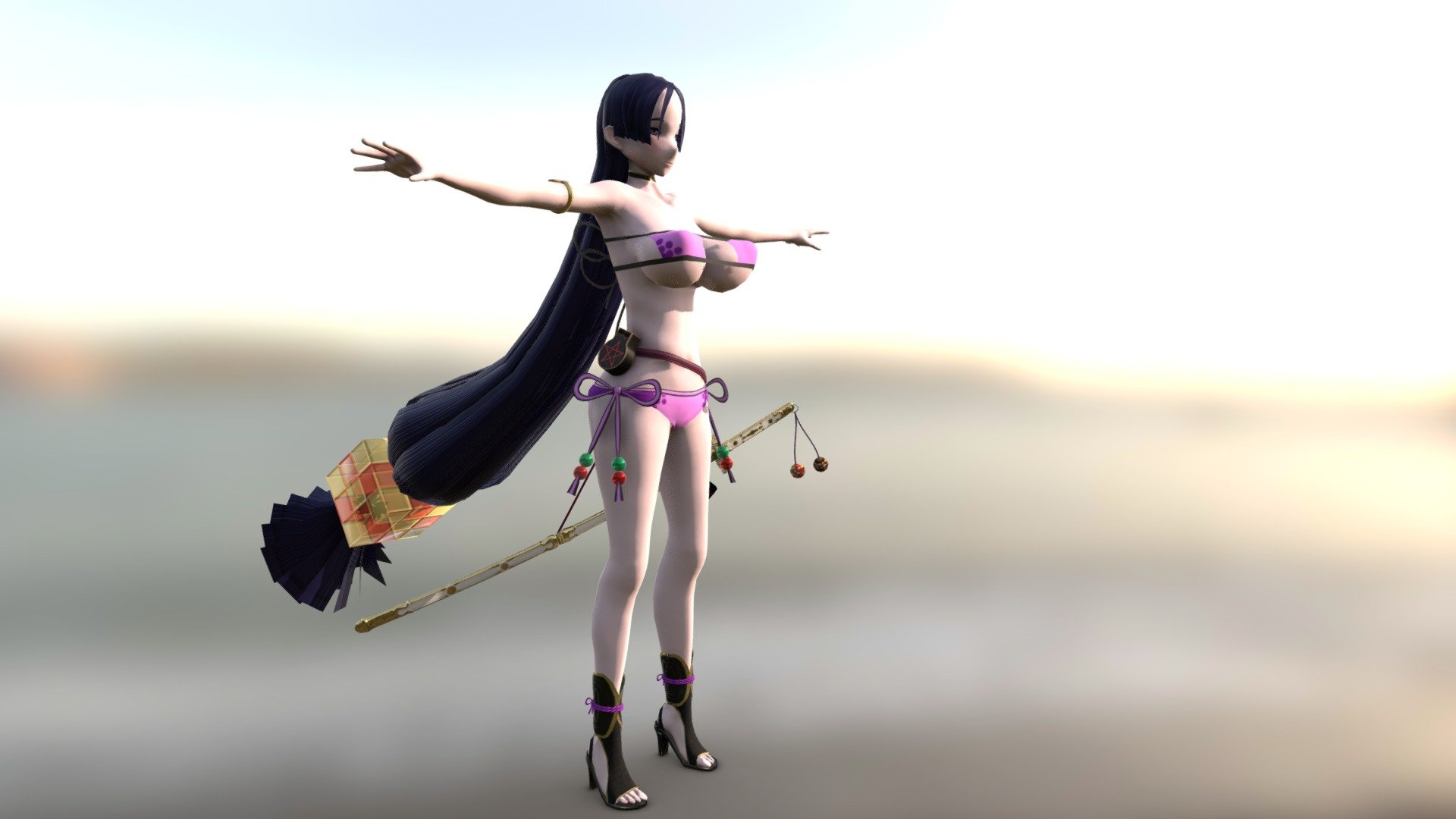 Raikou Bikini 3d model