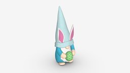 Easter Plush Doll Gnome With Egg 03