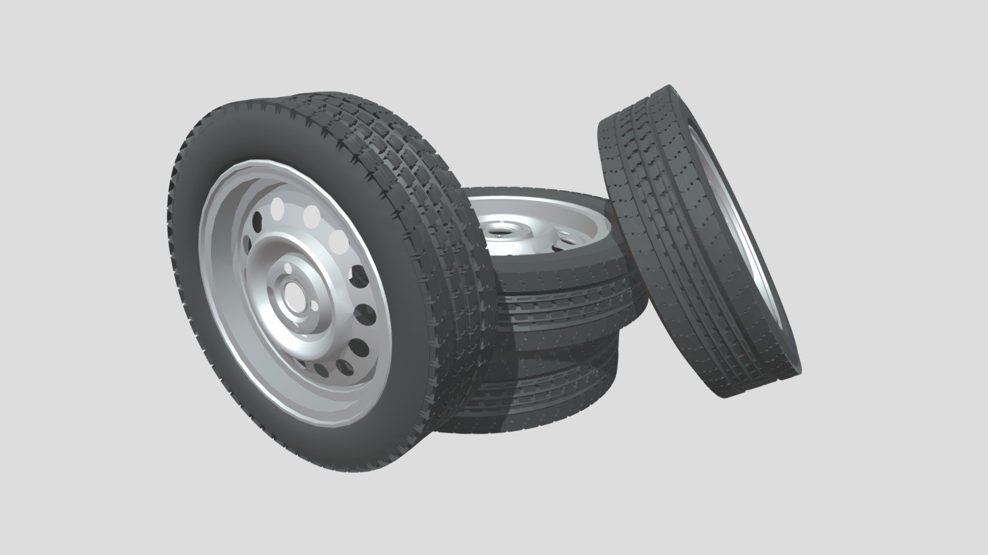 КОЛЕСА ВАЗ / WHEELS / VAZ 3d model