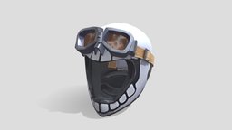 Off-Road Racing Motorcycle Helmet With Goggles