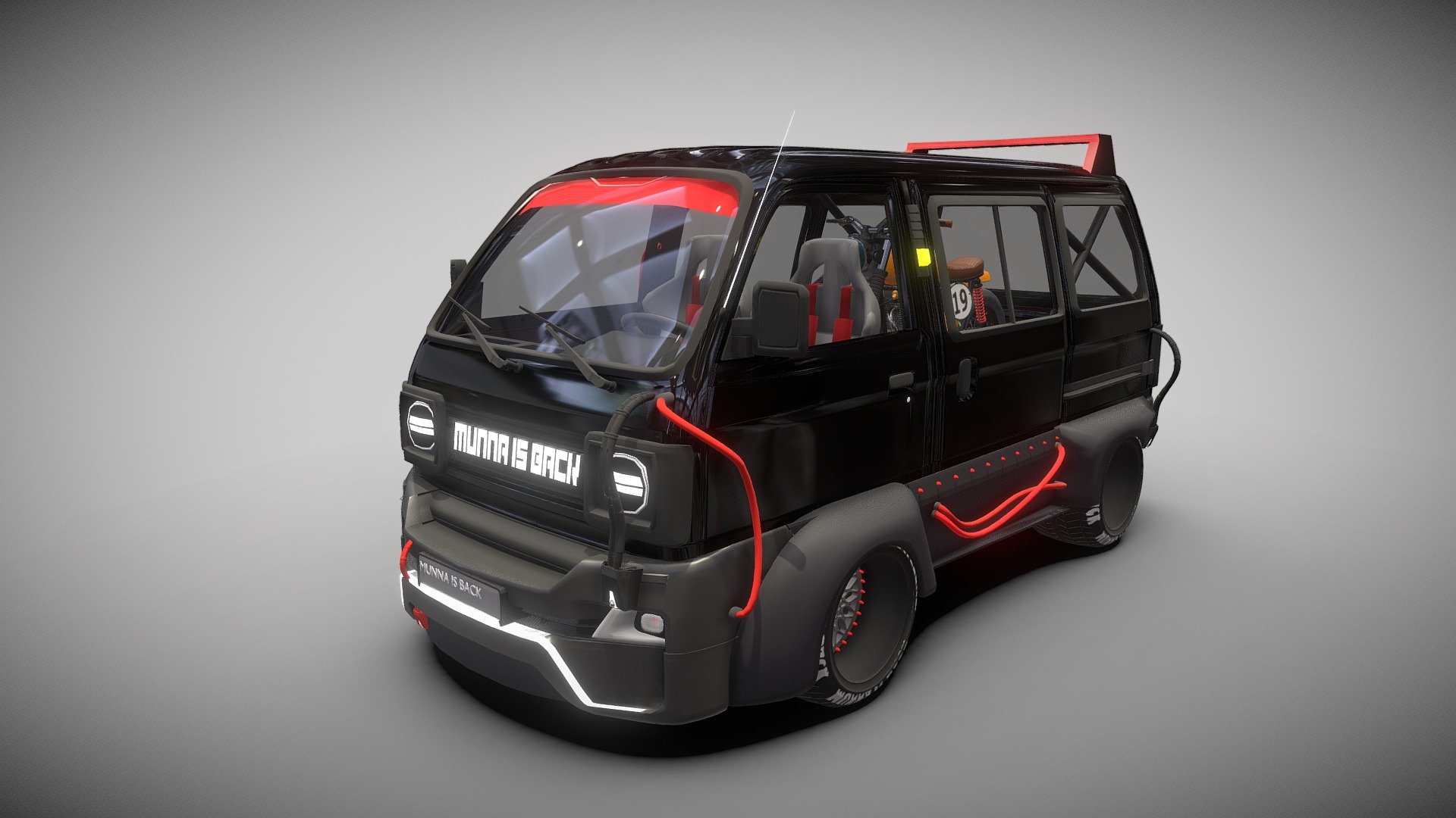 maruti suzuki Omni 3d model