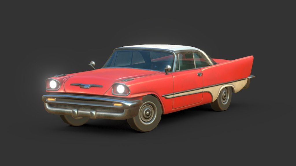 1957 Desoto Fireflite 3d model