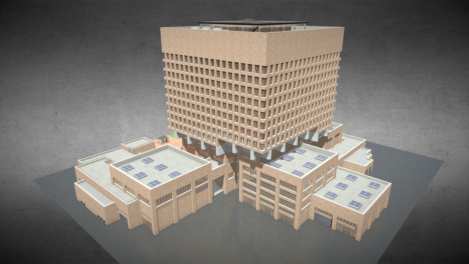 One Police Plaza 3d model