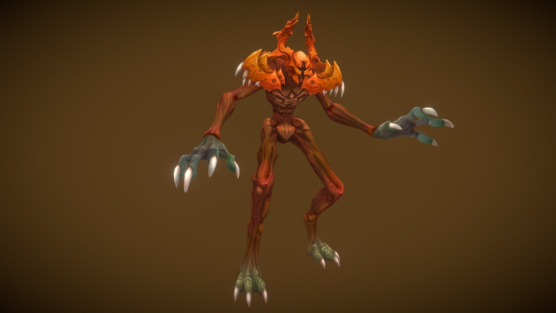 Stylized Bog Walker 3d model