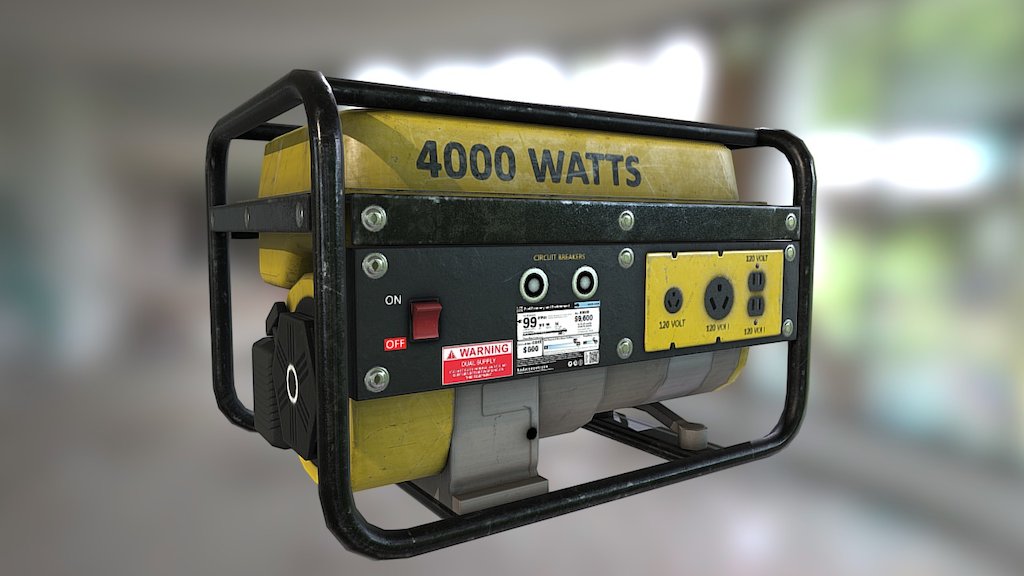 Small Power Generator 3d model