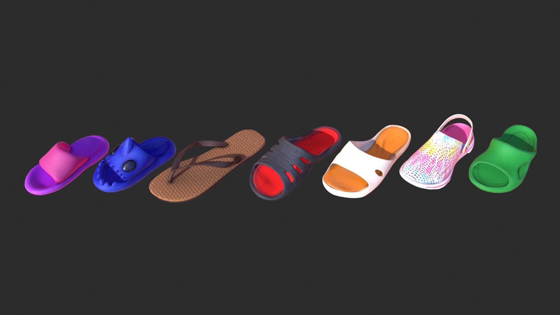 Flip-flops 3d model