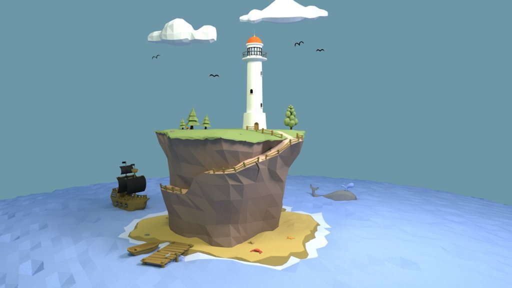 Lighthouse 3d model