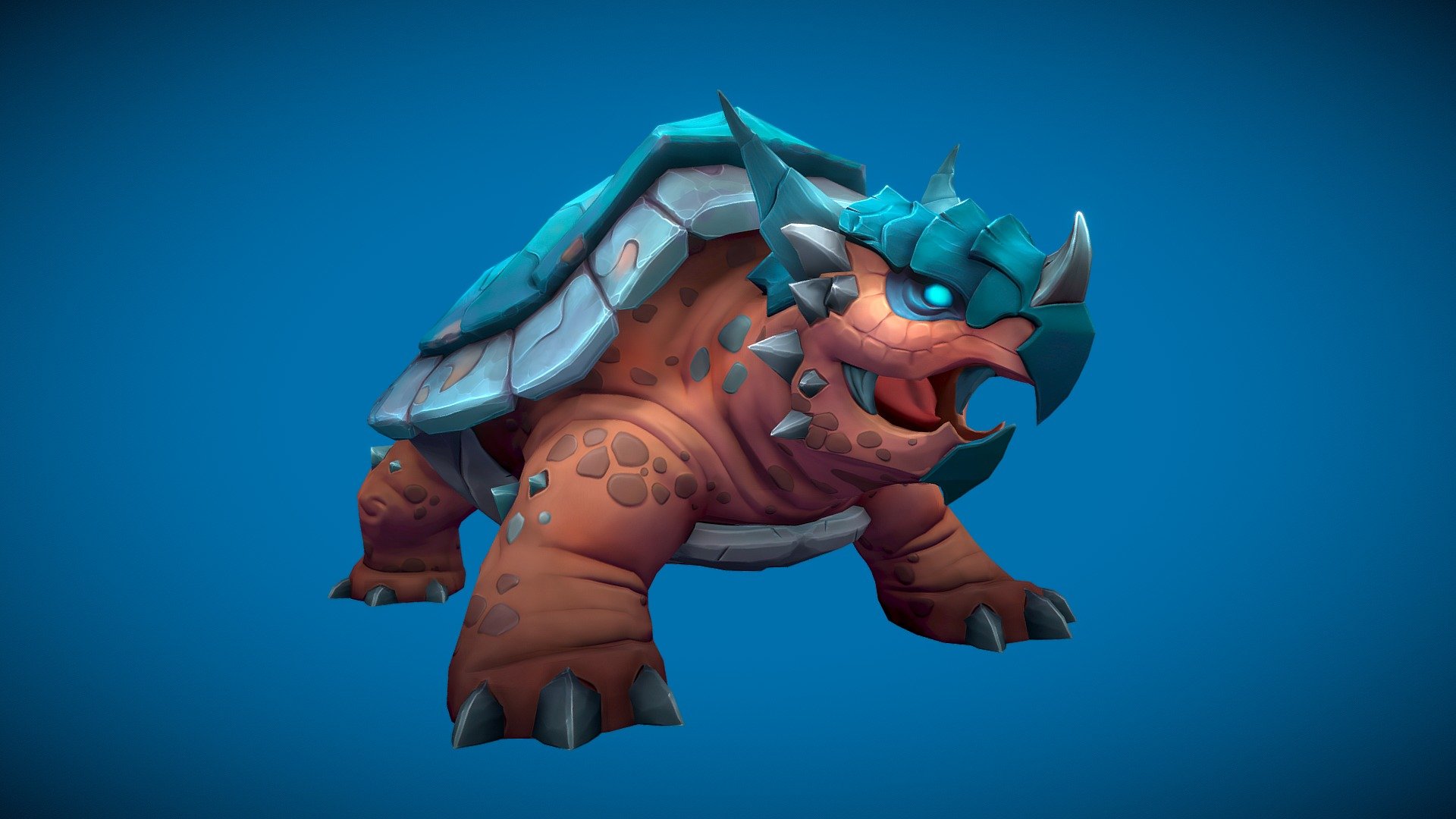 Stylized Fantasy Turtle 3d model