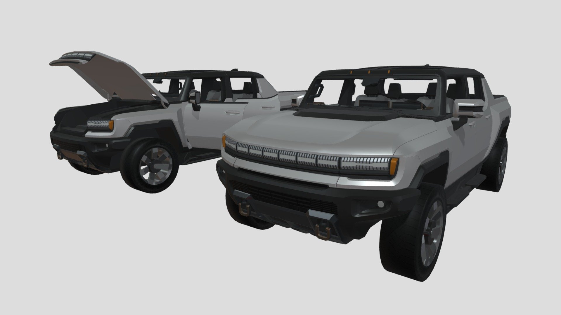 Hummer EV 3d model