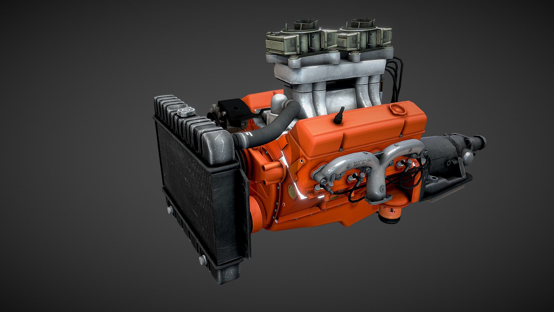 V8 Small Block 3d model