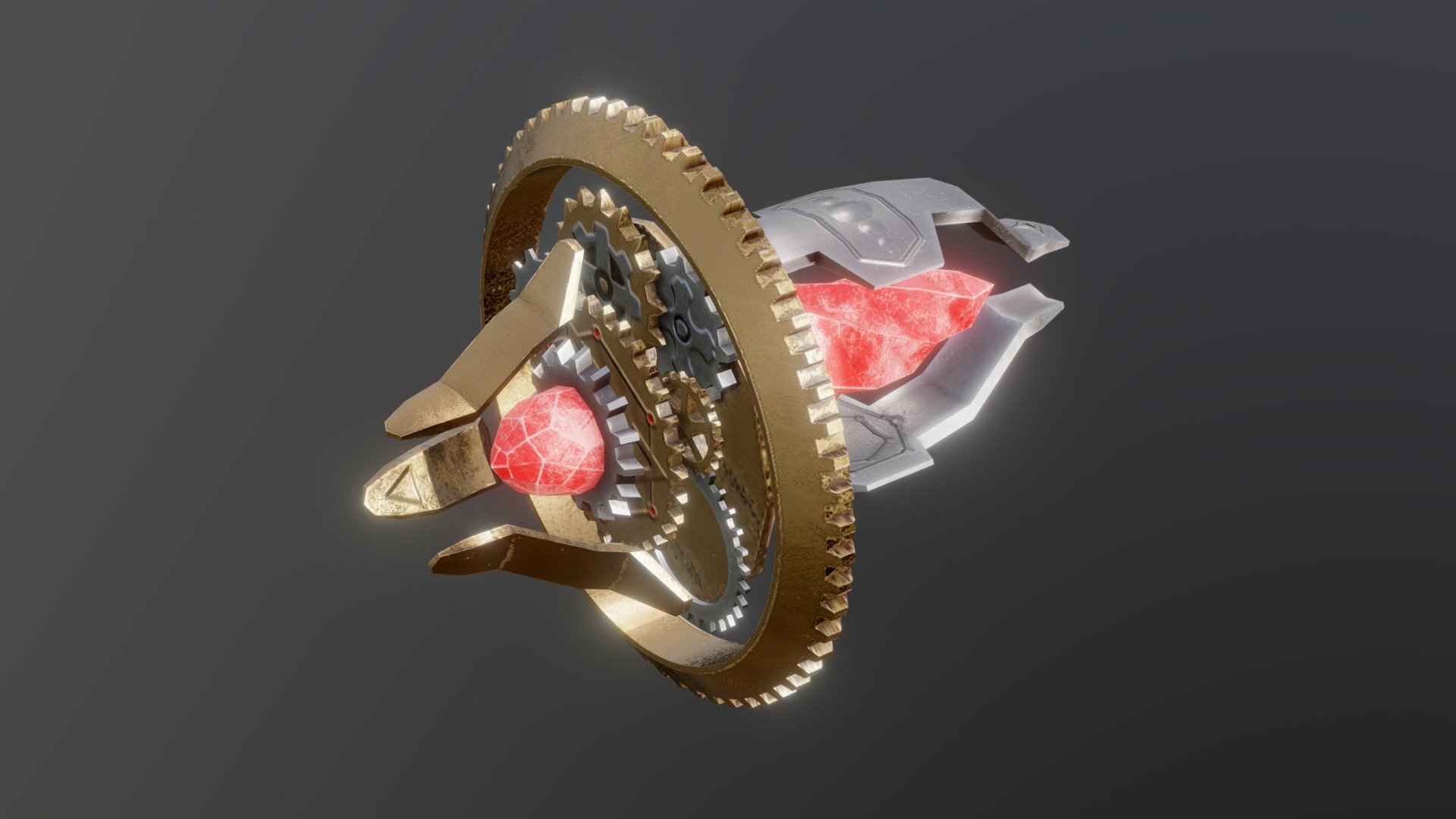 Crystal Cannon 3d model