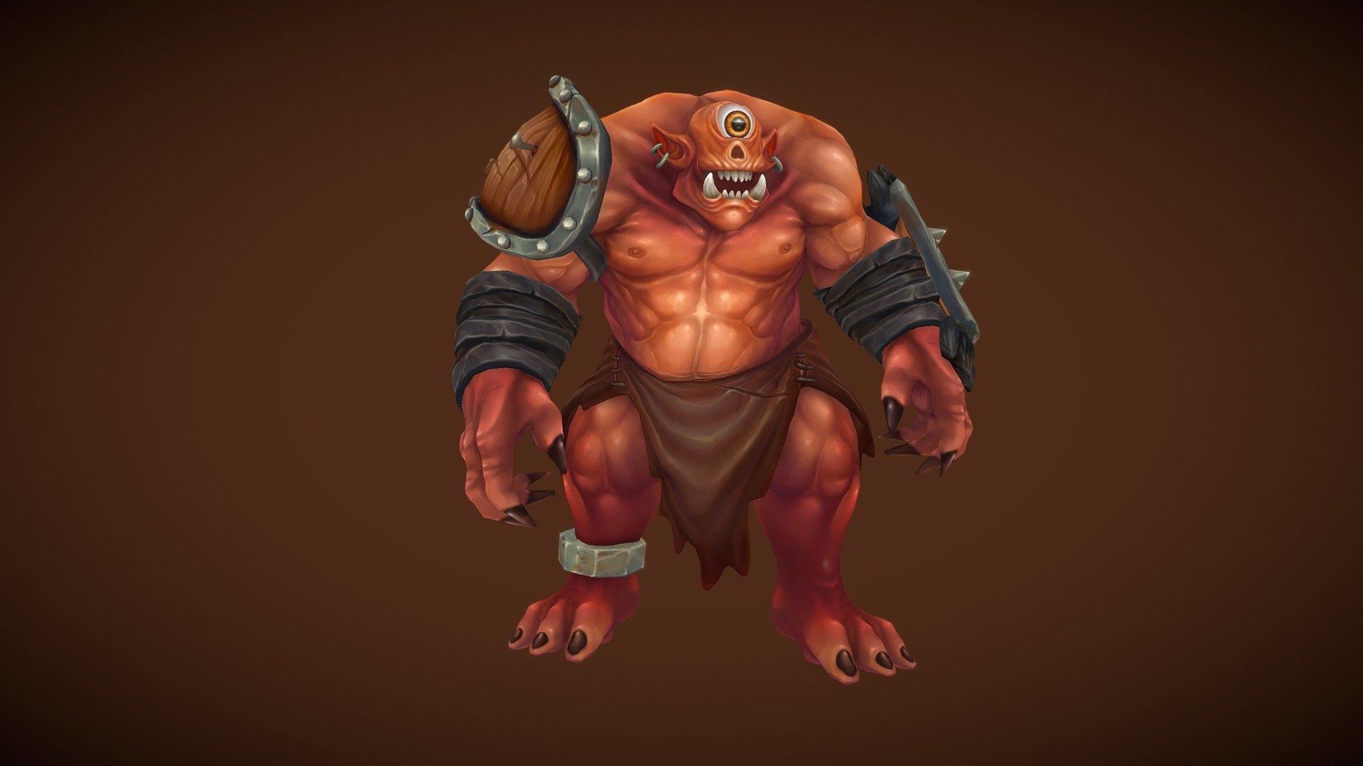 Stylized Fantasy Cyclops 3d model