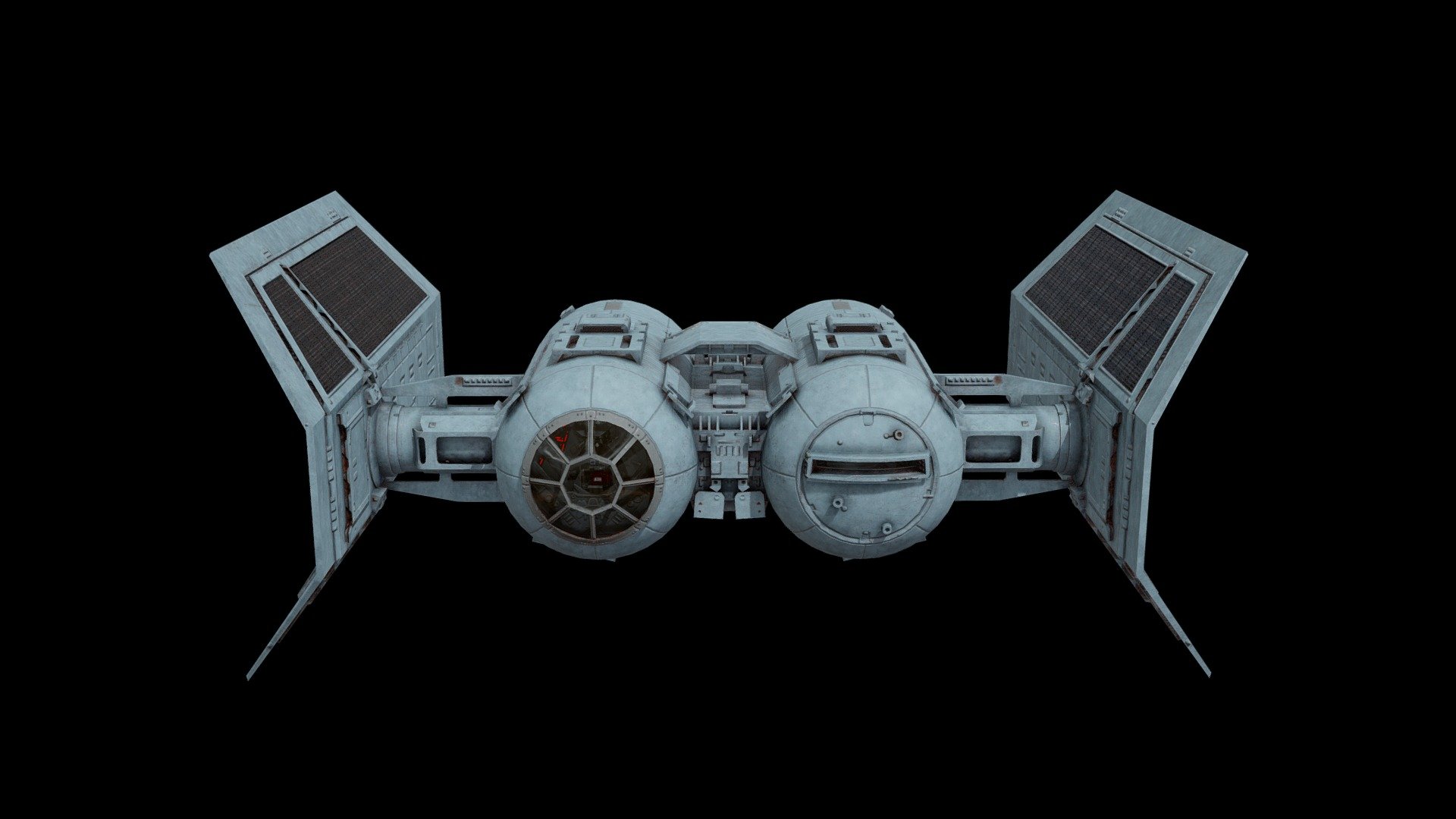 Star Wars TIE Shuttle (Needas Shuttle from ESB) 3d model