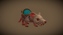 Stylized Fantasy Rat Mount