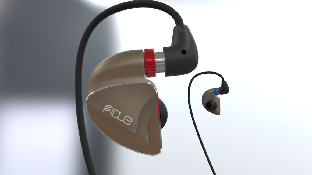 Fidue A91 Headphones 3d model