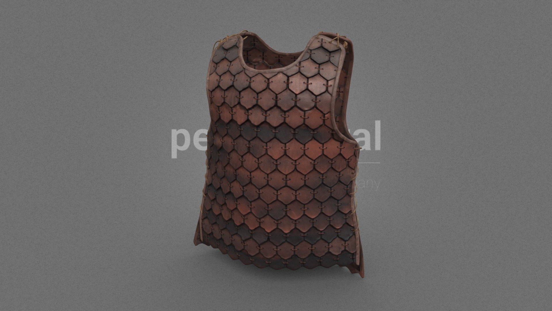 Leather Cuirass 05 3d model