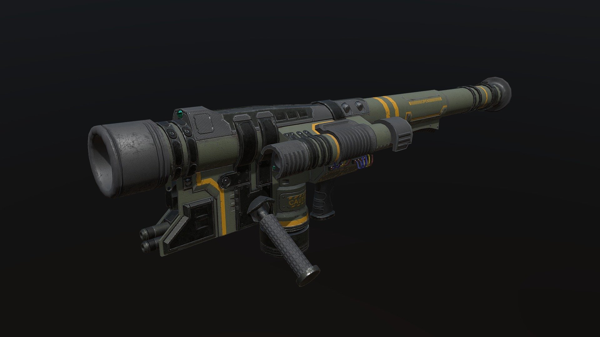 Missile Launcher (Half Life 2: RTB:R Mod) 3d model