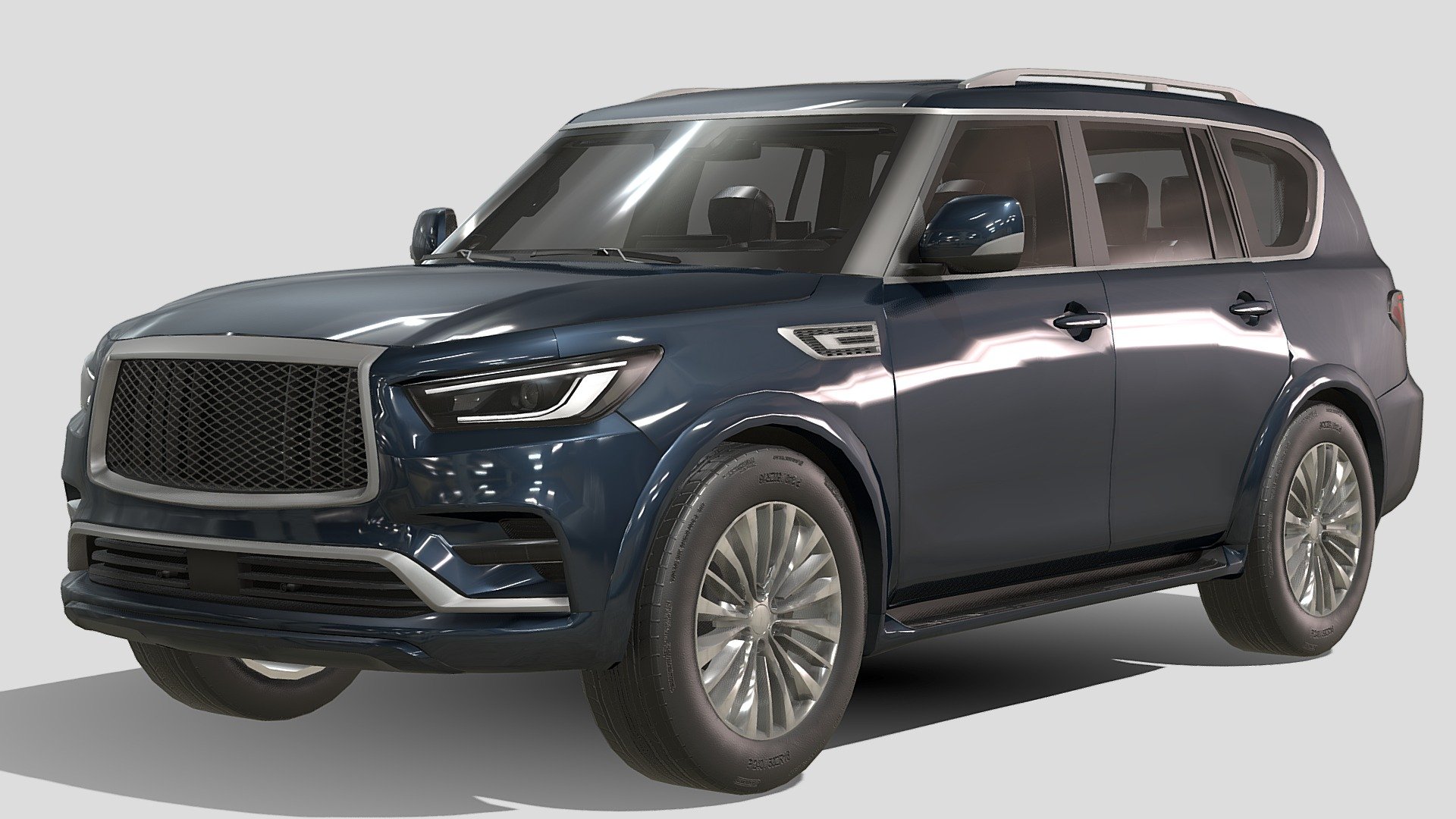 Infiniti QX80 2022 3d model